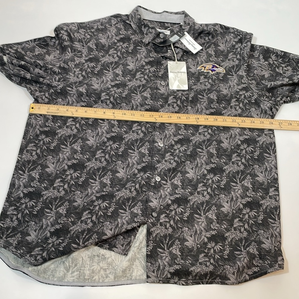 Baltimore Ravens Custom Tommy Bahama Shirt NWT XLT Hawaiian Button Down NEW - Picture 8 of 13